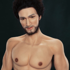 CE ROHS Life Size ตุ๊กตาผู้ใหญ่ชายซิลิโคนหัว Real Bearded Man
